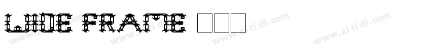 Wide Frame字体转换